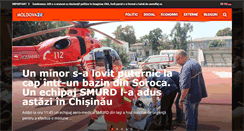 Desktop Screenshot of moldova24.info