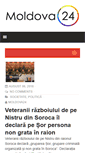Mobile Screenshot of moldova24.net